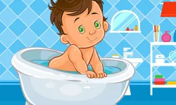 Baby Bath Jigsaw image