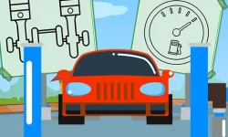 image bg Car Parts Coloring Book
