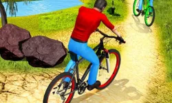 UPHill OffRoad Bicycle Rider image