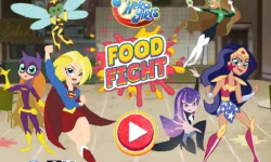 image bg DC Super Hero Girls: Food Fight Game