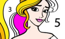Princess Color Number image