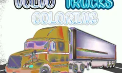 image bg Volvo Trucks Coloring