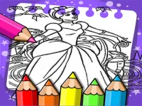 image bg Cinderella Color Book