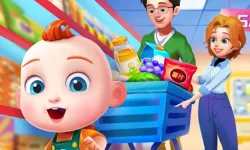 Cute Family Shopping image