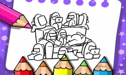 Coloring Book for Among Us image
