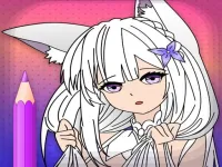 Animated Glitter Coloring Book - Anime Manga image