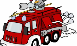 Cartoon Trucks Slide image