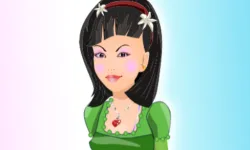 Asian Girl Dress Up image