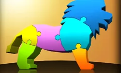 Puzzle together image