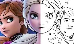 Color By Number With Frozen II image