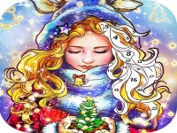 Christmas:Coloring Book, Coloring GAME FREE image