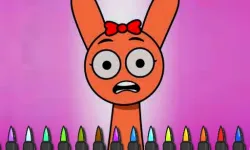 Easy Coloring Sprunki Time image