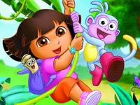 Dora Exploring Jigsaw image