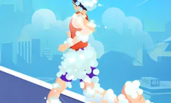 running in foam image