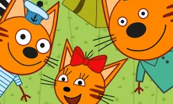 Picnic With Cat Family image