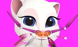 Talking Tom Angela Nose Doctor image