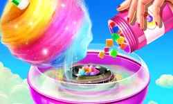 image bg Cotton candy cooking