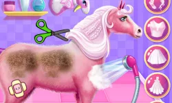 image bg Princess Horse Caring