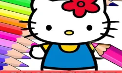 Coloring Book for Hello Kitty image