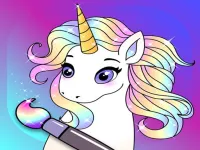 Animated Glitter Coloring Book - My Little Unicorn image