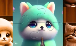 Cute Cat Jigsaw image