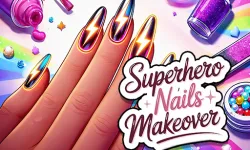 Superhero Nails Makeover image
