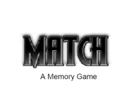 Match - A memory game image
