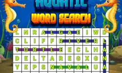 Aquatic Word Search image