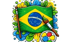 Brazil Coloring Adventure image