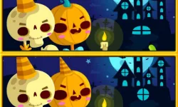 image bg Find Differences Halloween