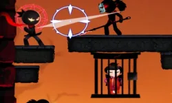 Ninja Stickman Warrior HTML5 image