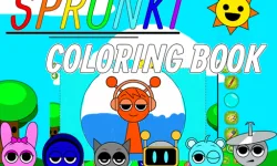 Sprunki Coloring Books image