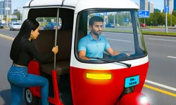 City Auto Rickshaw Game image