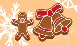 Gingerbread Man Coloring image
