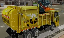 Garbage Trucks Jigsaw image