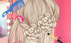 Bride Wedding Hair Design image