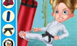 Karate Girl Vs School Bully Game image