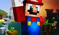 Minecraft Mario Jigsaw Puzzle image