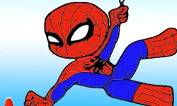 Spiderman Coloring Game image