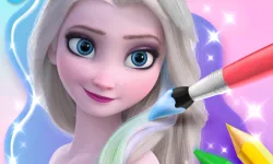 Coloring Book For Elsa image