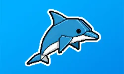 an origami dolphin image