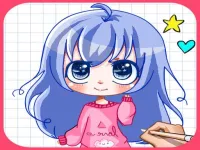 image bg coloring book anime girls and boys - Play Game