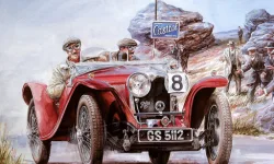 image bg Painting Vintage Cars Jigsaw Puzzle 2