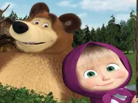 Farm Masha and the Bear Educational Games online image