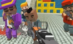 image bg GunGame shooting warfare: blocky combat