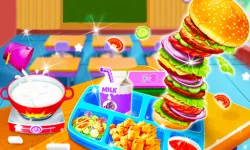 Cooking Lunch At School image