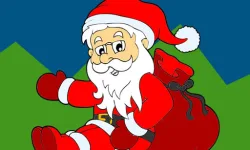 image bg Santa Claus Coloring Book