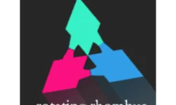 rotating triangle image