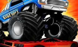 image bg Monster Truck Crashing