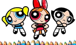 Powerpuff Girls Coloring image